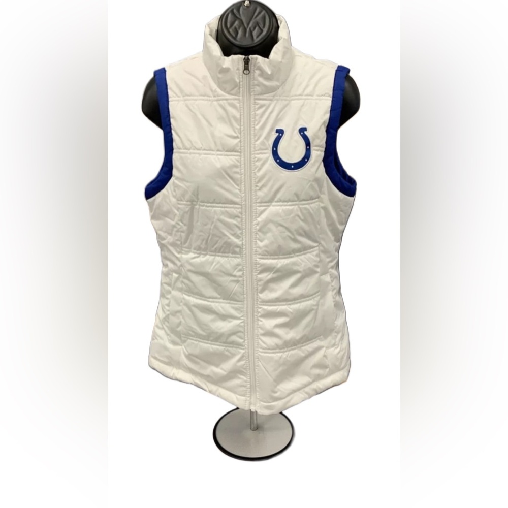 Indianapolos Colts Football Nfl Team Apparel - Size Medium Puffer Vest